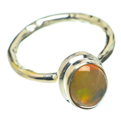 Ethiopian Opal Rings handcrafted by Ana Silver Co - RING60254