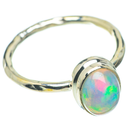 Ethiopian Opal Rings handcrafted by Ana Silver Co - RING60255