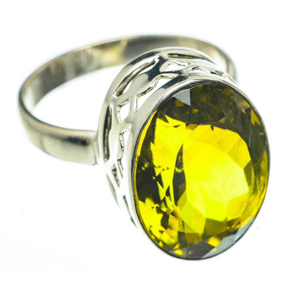 Olive Quartz Rings handcrafted by Ana Silver Co - RING60257