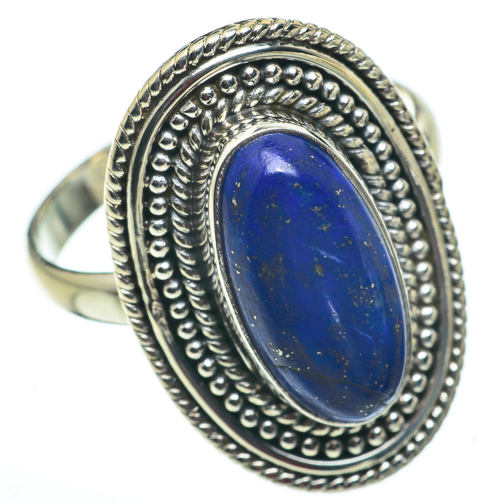 Lapis Lazuli Rings handcrafted by Ana Silver Co - RING60262