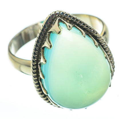 Aqua Chalcedony Rings handcrafted by Ana Silver Co - RING60263