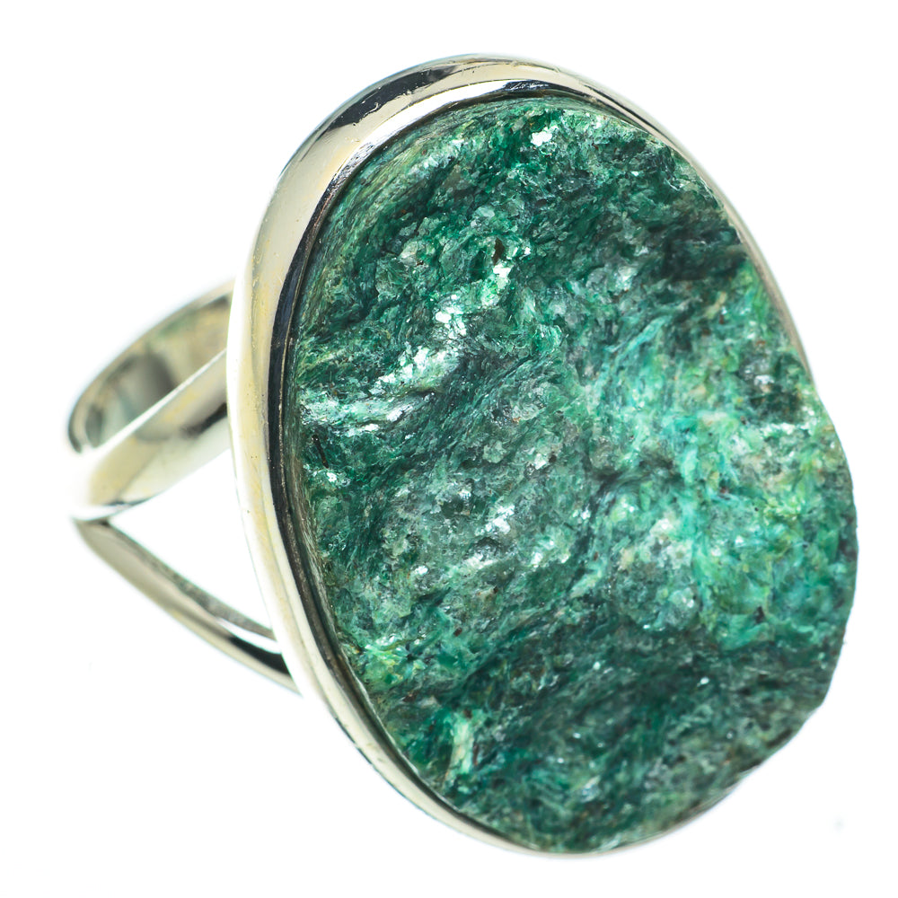 Green Fuchsite Rings handcrafted by Ana Silver Co - RING60265
