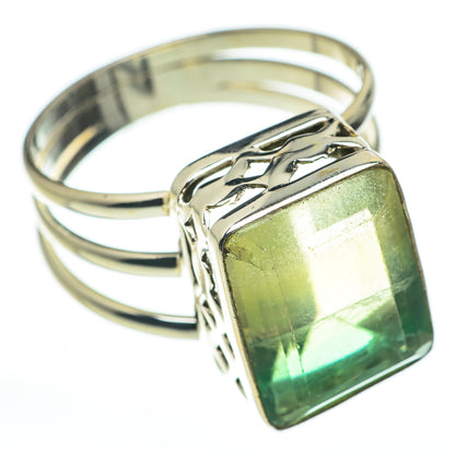 Green Fluorite Rings handcrafted by Ana Silver Co - RING60266