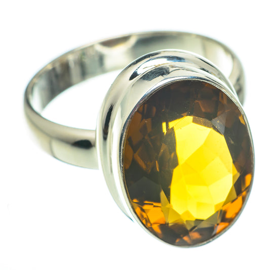 Mandarin Citrine Rings handcrafted by Ana Silver Co - RING60271