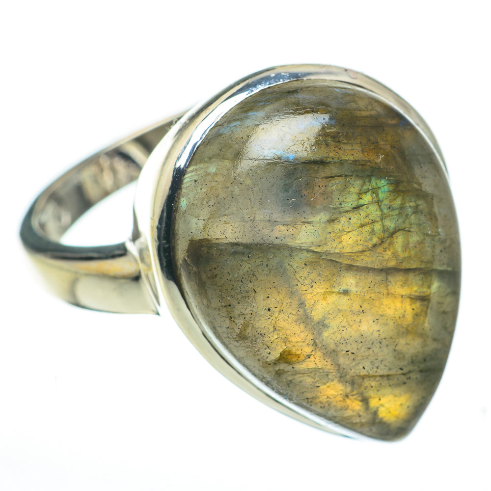 Labradorite Rings handcrafted by Ana Silver Co - RING60292