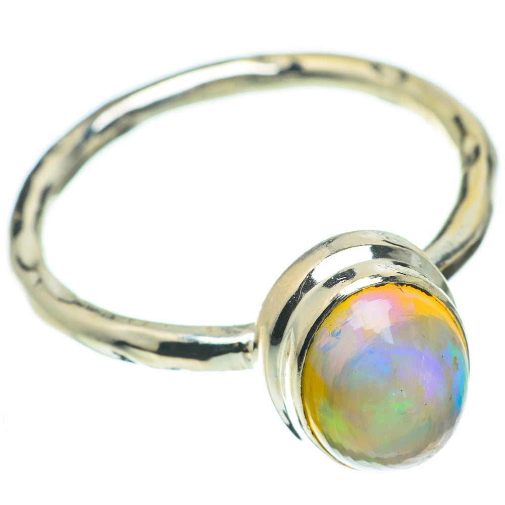 Ethiopian Opal Rings handcrafted by Ana Silver Co - RING60293
