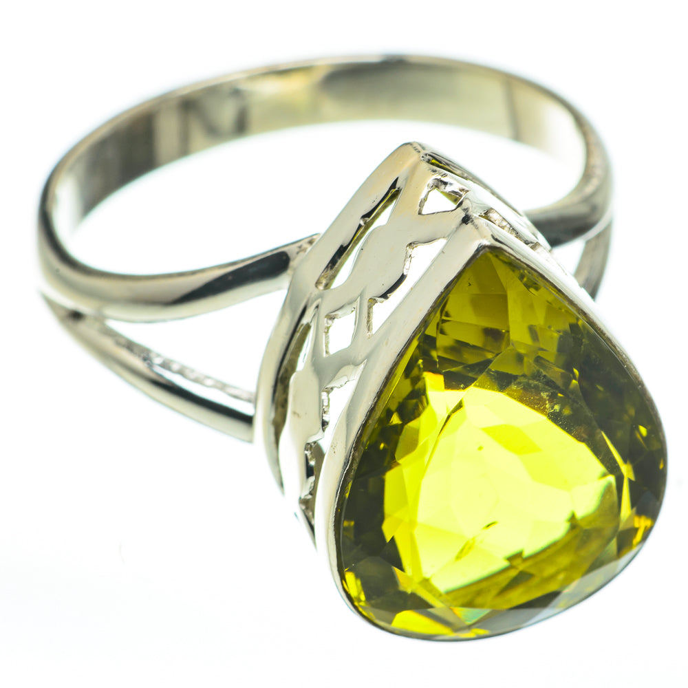 Olive Quartz Rings handcrafted by Ana Silver Co - RING60297