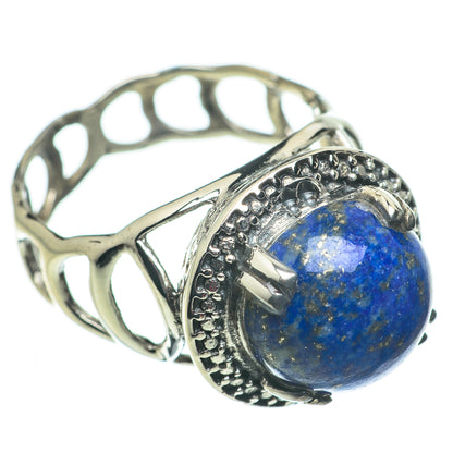 Lapis Lazuli Rings handcrafted by Ana Silver Co - RING60300