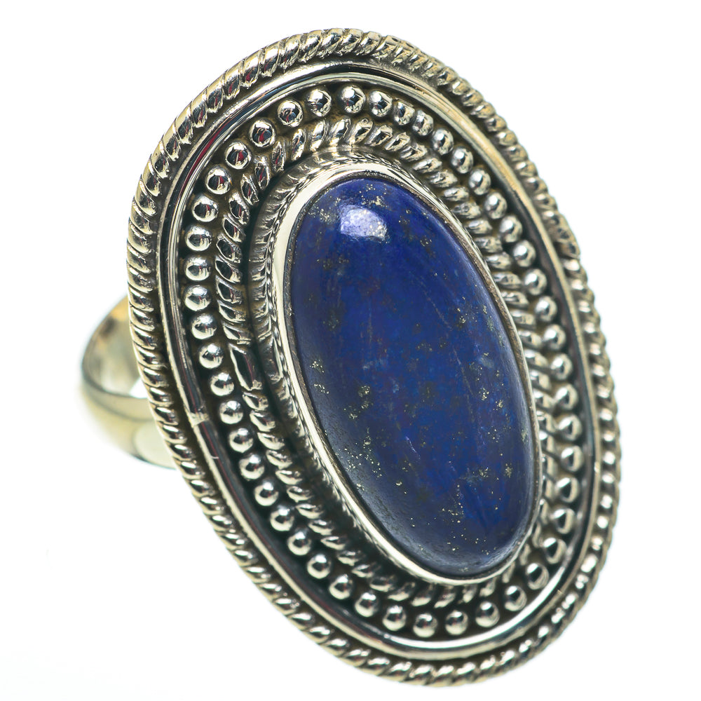 Lapis Lazuli Rings handcrafted by Ana Silver Co - RING60302