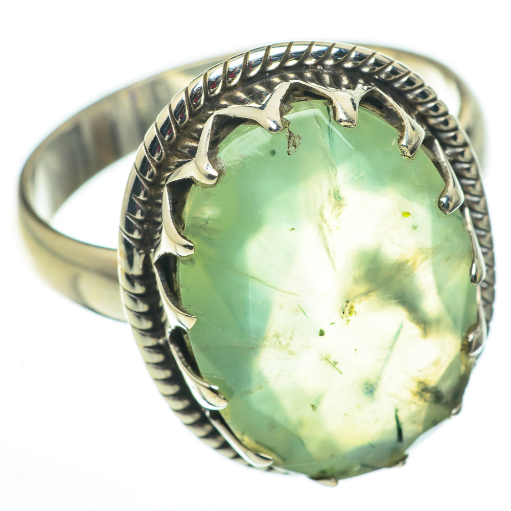 Prehnite Rings handcrafted by Ana Silver Co - RING60310
