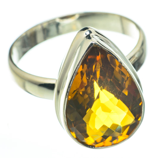 Mandarin Citrine Rings handcrafted by Ana Silver Co - RING60313