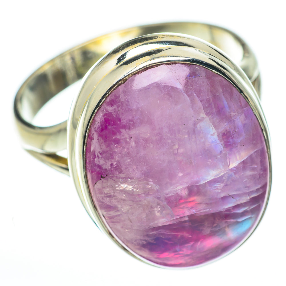 Pink Moonstone Rings handcrafted by Ana Silver Co - RING60316