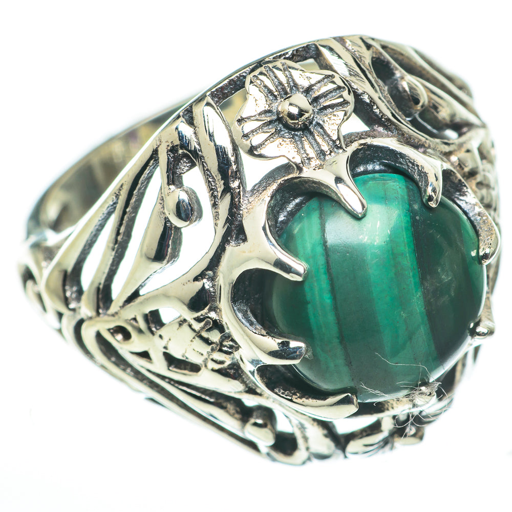 Malachite Rings handcrafted by Ana Silver Co - RING60344