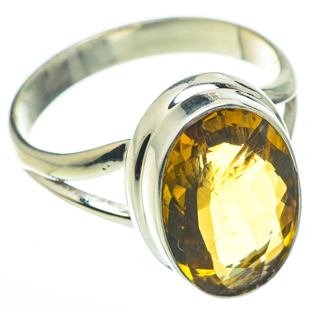 Mandarin Citrine Rings handcrafted by Ana Silver Co - RING60350