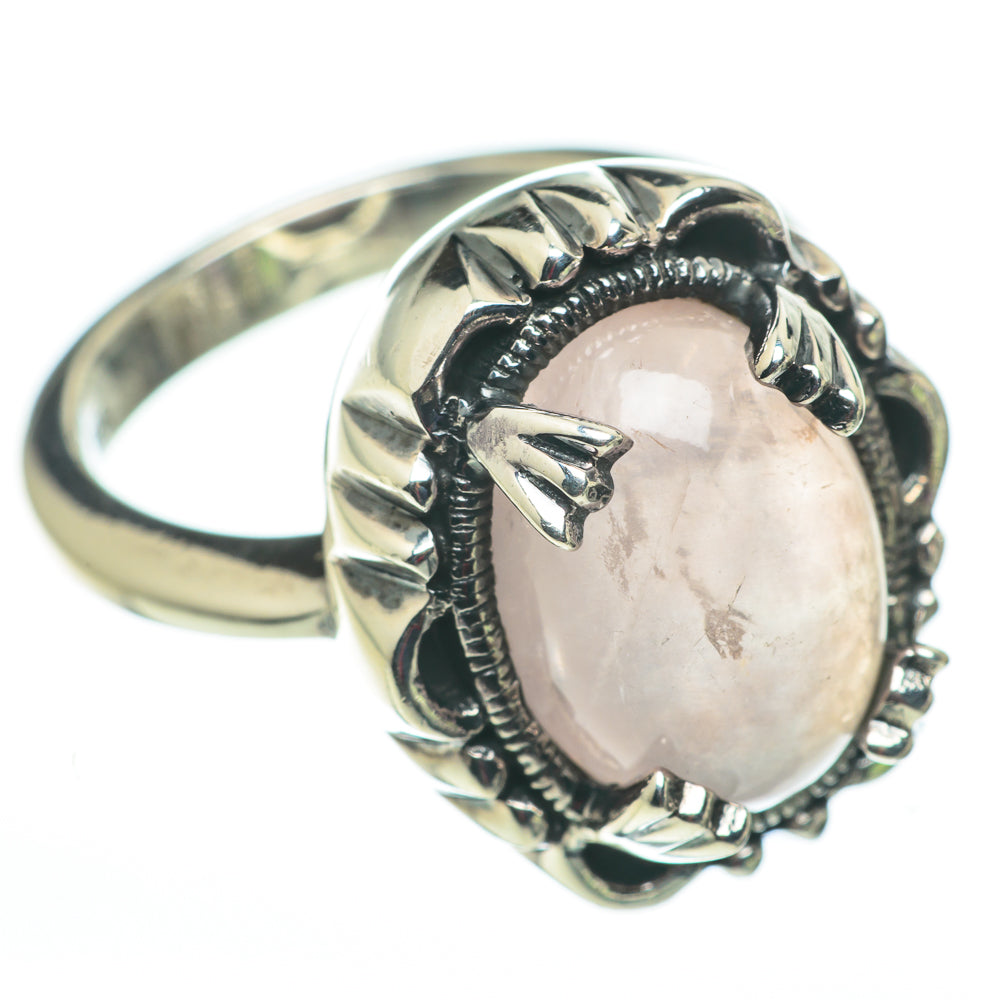 Rose Quartz Rings handcrafted by Ana Silver Co - RING60352