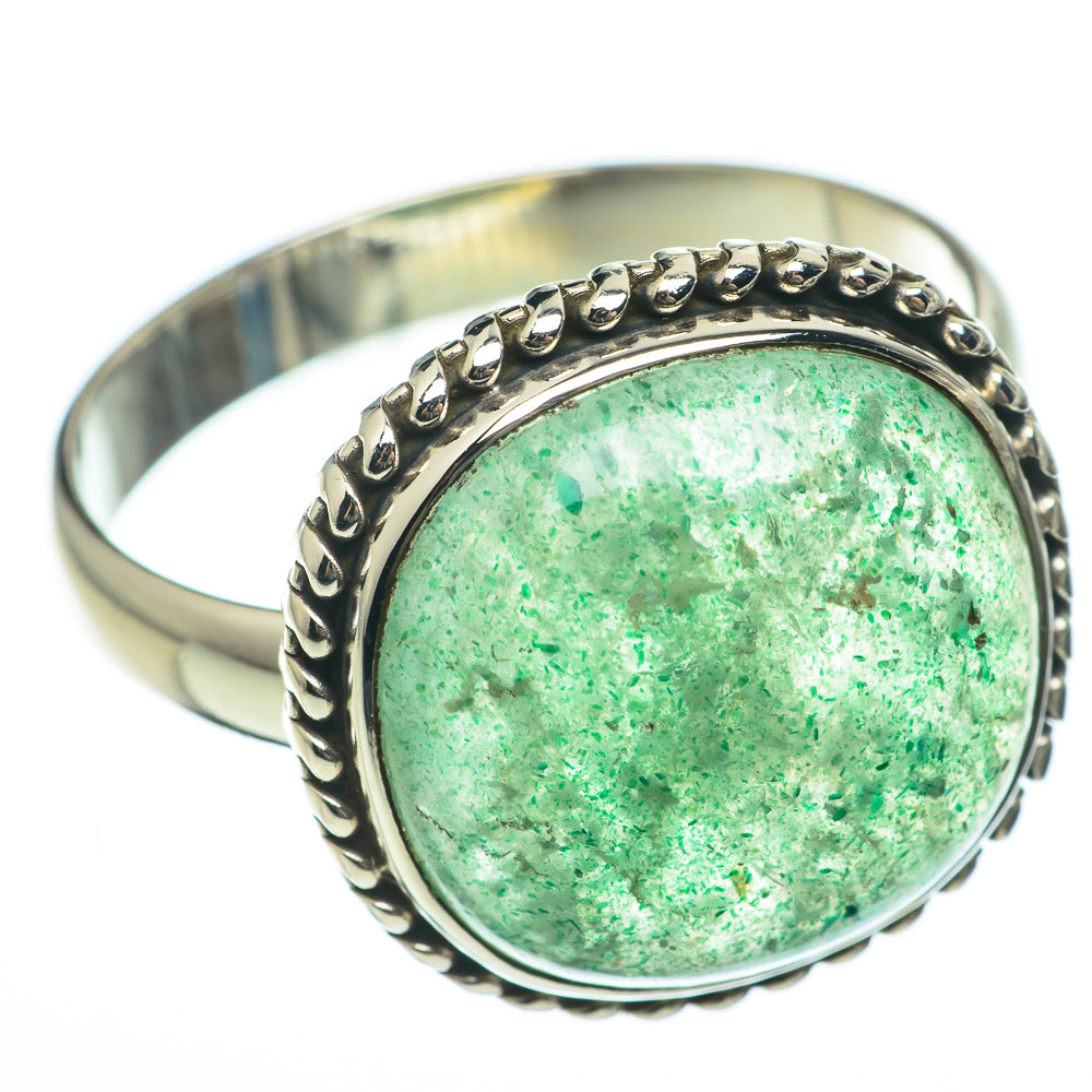 Green Aventurine Rings handcrafted by Ana Silver Co - RING60362