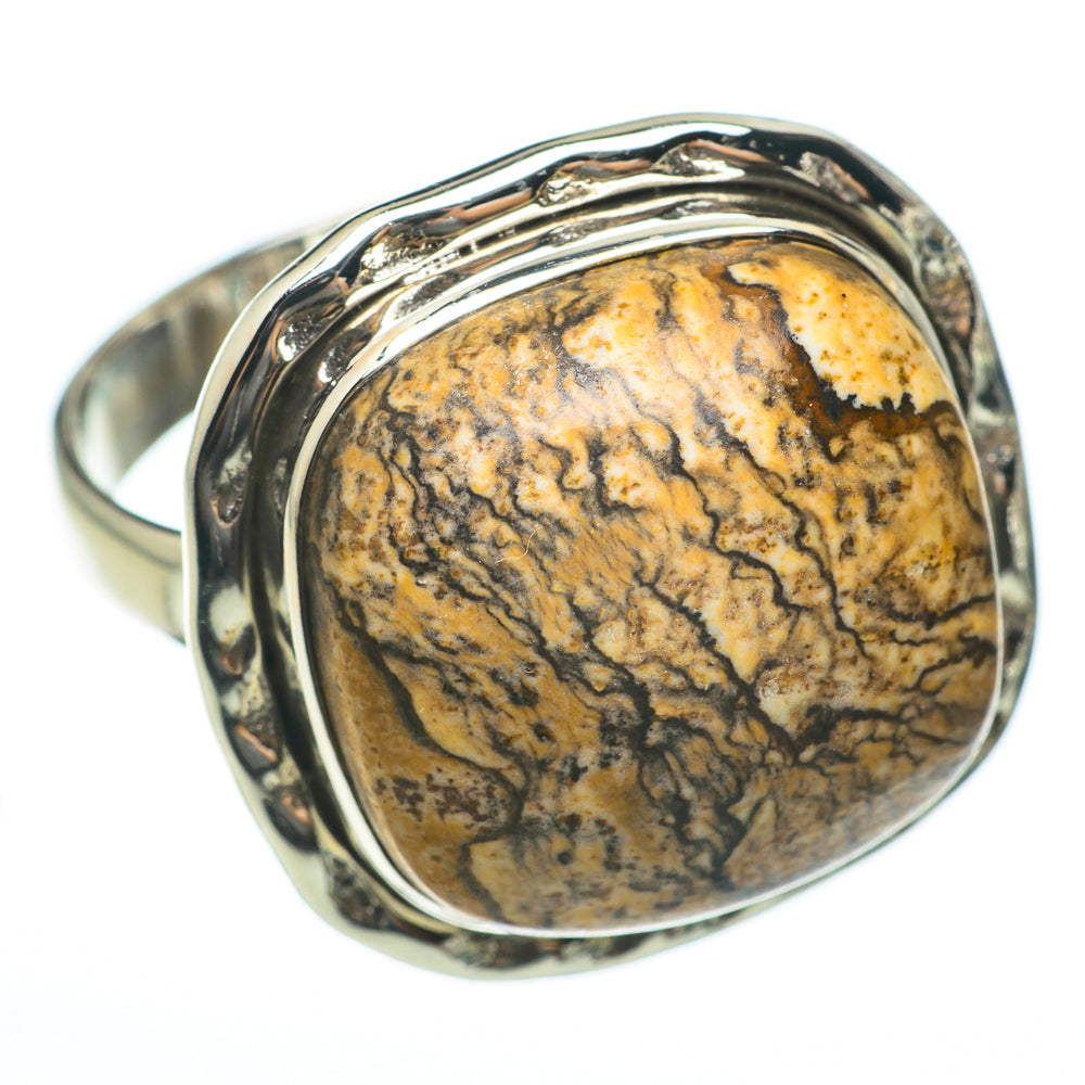 Picture Jasper Rings handcrafted by Ana Silver Co - RING60366