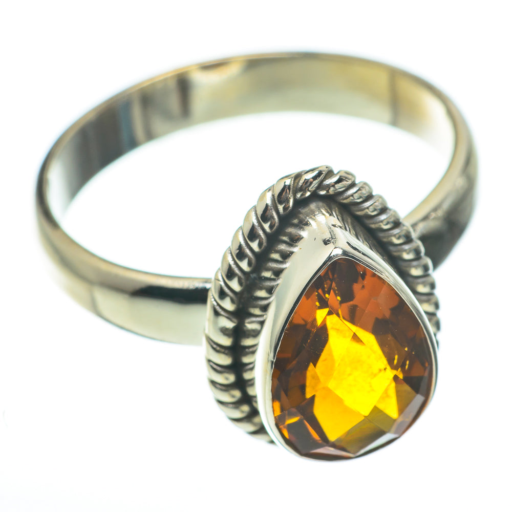 Citrine Rings handcrafted by Ana Silver Co - RING60367