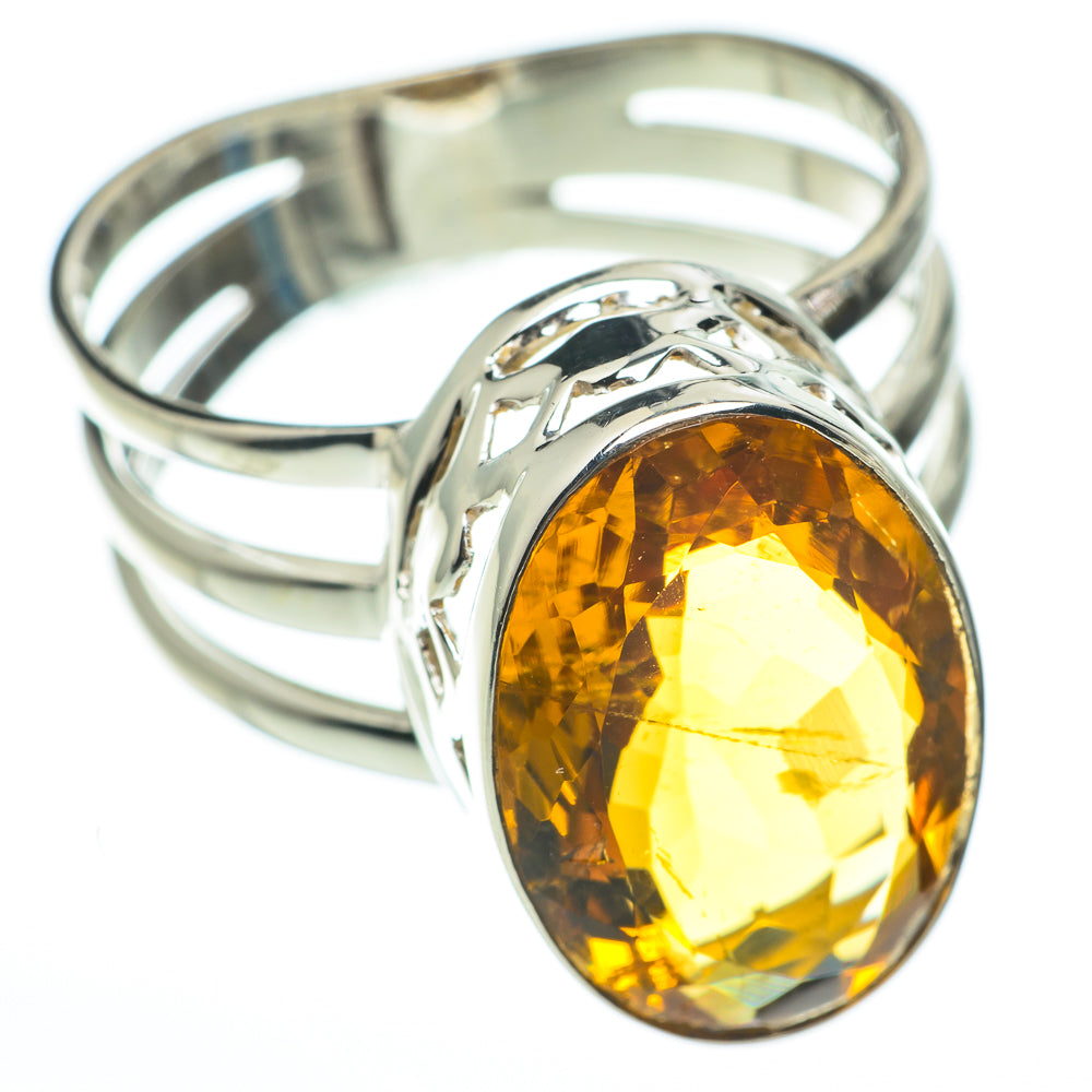 Citrine Rings handcrafted by Ana Silver Co - RING60368