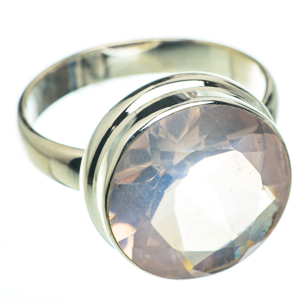 Rose Quartz Rings handcrafted by Ana Silver Co - RING60370