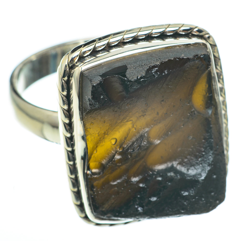 Tektite Rings handcrafted by Ana Silver Co - RING60377
