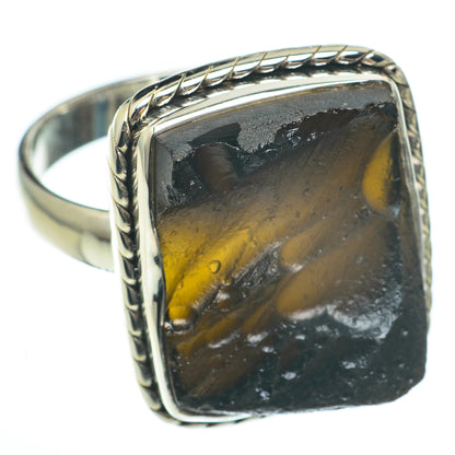 Tektite Rings handcrafted by Ana Silver Co - RING60377