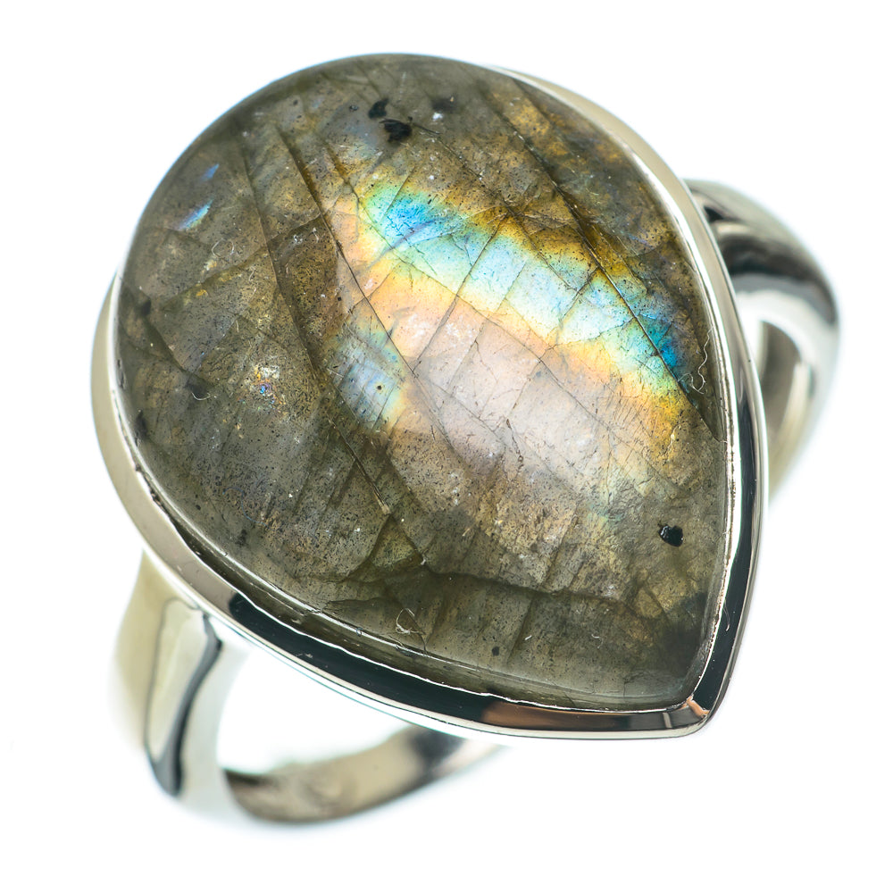 Labradorite Rings handcrafted by Ana Silver Co - RING60381