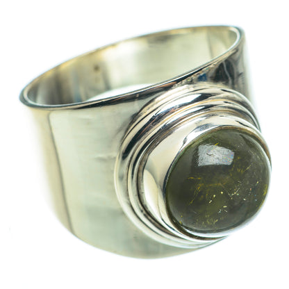 Green Tourmaline Rings handcrafted by Ana Silver Co - RING60392