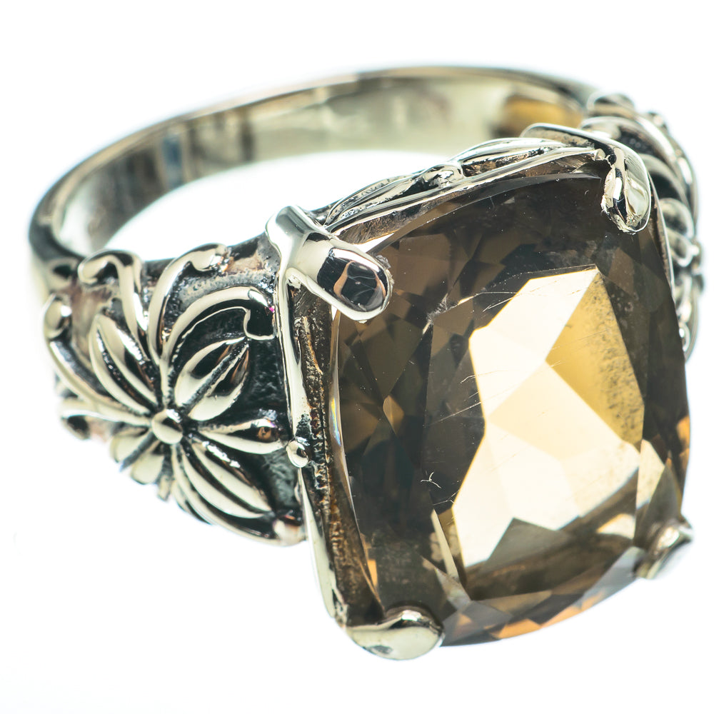 Smoky Quartz Rings handcrafted by Ana Silver Co - RING60396