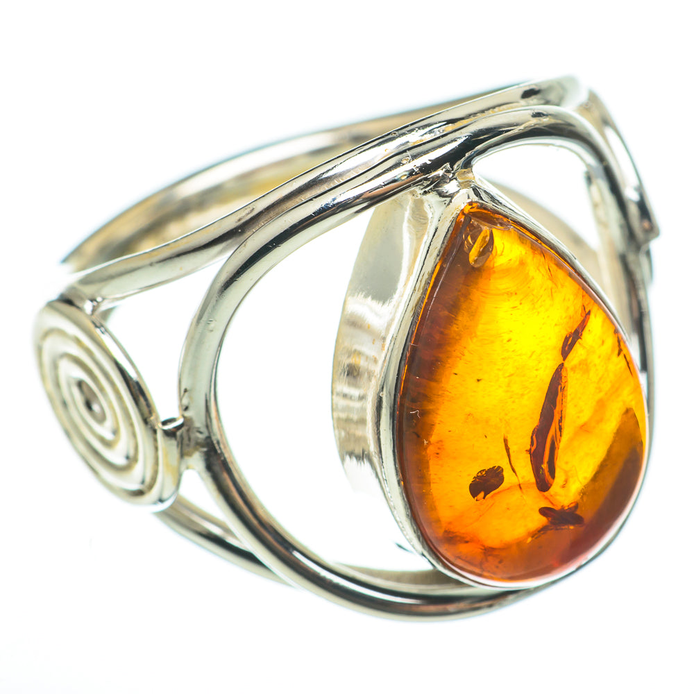 Baltic Amber Rings handcrafted by Ana Silver Co - RING60398