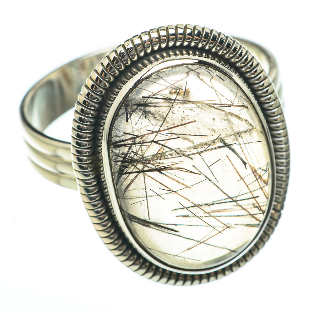 Tourmalinated Quartz Rings handcrafted by Ana Silver Co - RING60406