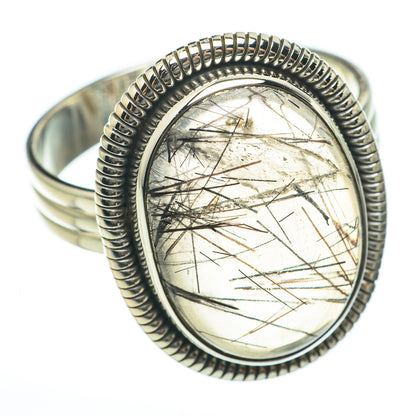 Tourmalinated Quartz Rings handcrafted by Ana Silver Co - RING60406