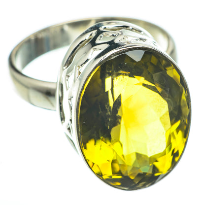 Olive Quartz Rings handcrafted by Ana Silver Co - RING60414