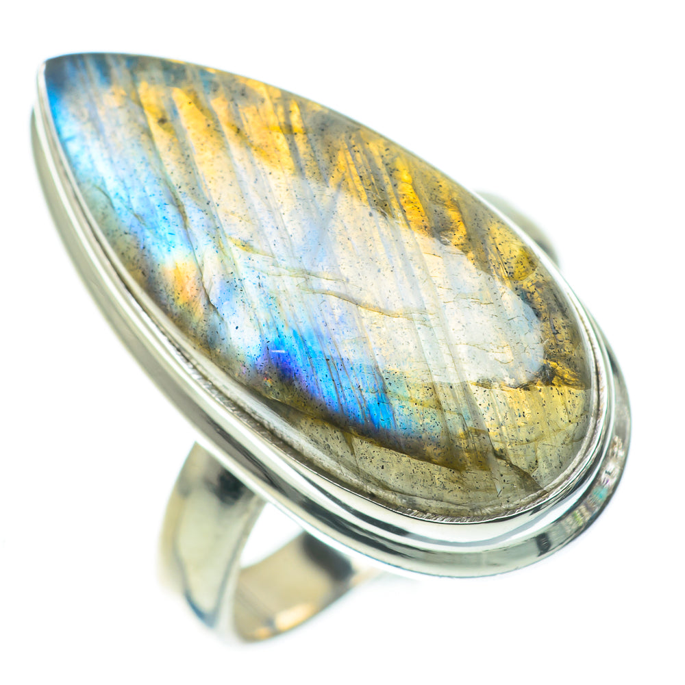 Labradorite Rings handcrafted by Ana Silver Co - RING60418