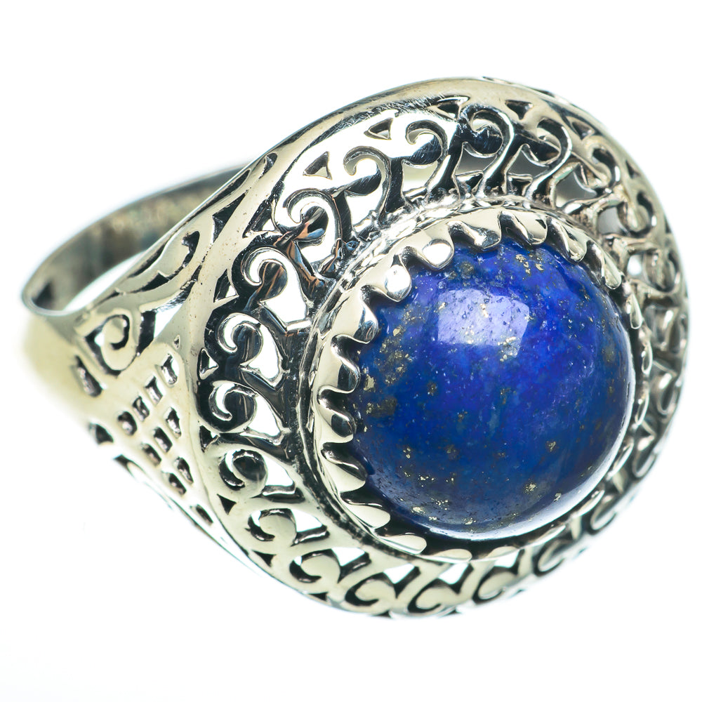 Lapis Lazuli Rings handcrafted by Ana Silver Co - RING60420