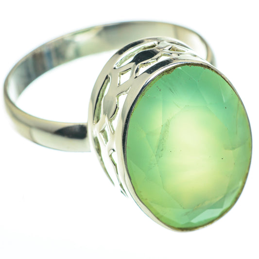 Prehnite Rings handcrafted by Ana Silver Co - RING60423