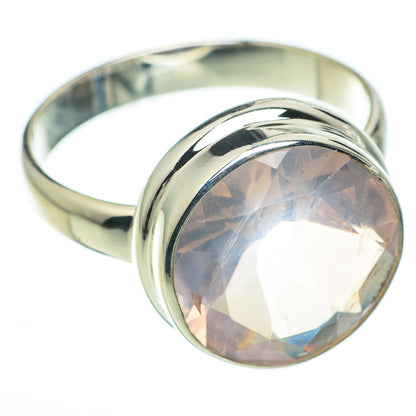 Rose Quartz Rings handcrafted by Ana Silver Co - RING60429