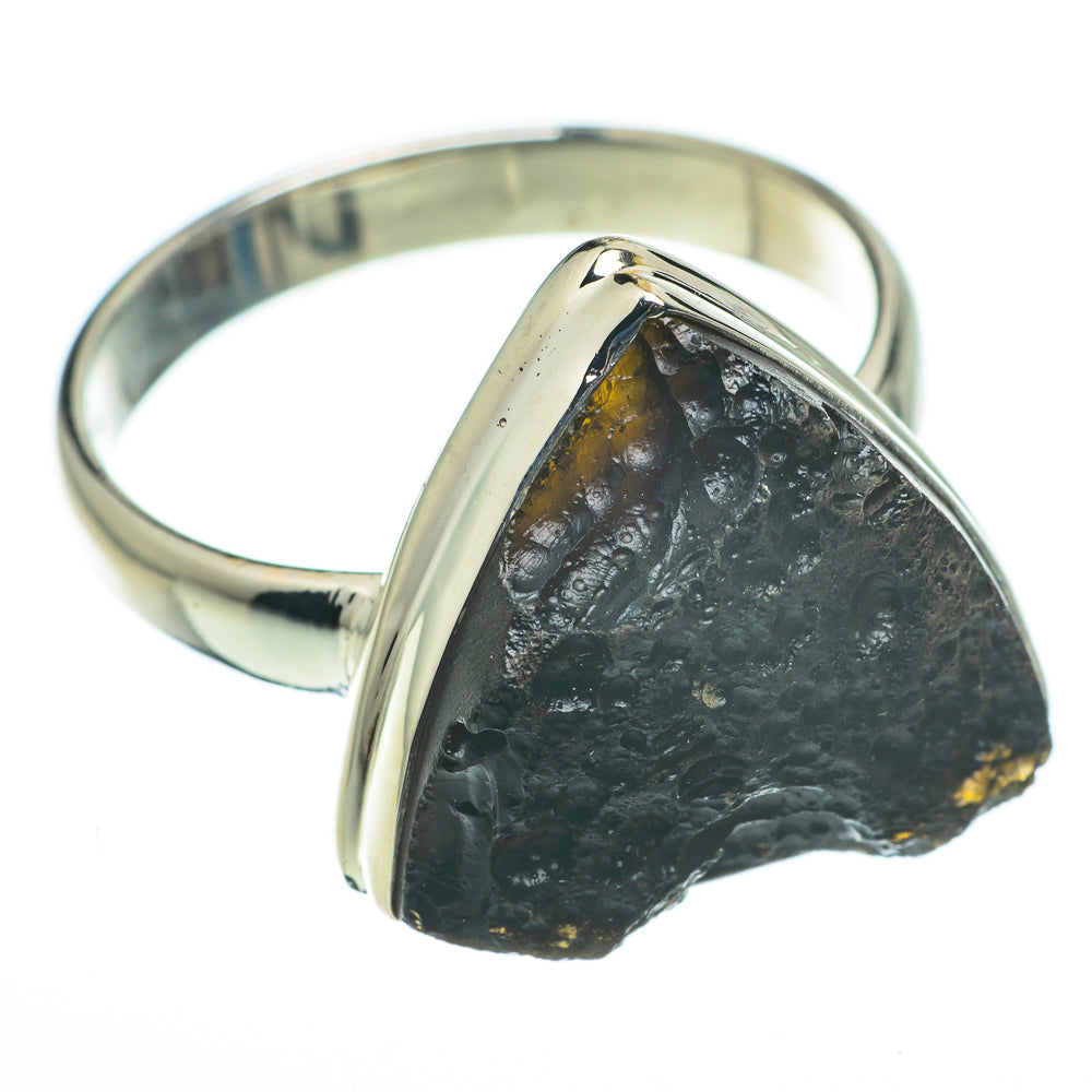 Tektite Rings handcrafted by Ana Silver Co - RING60436