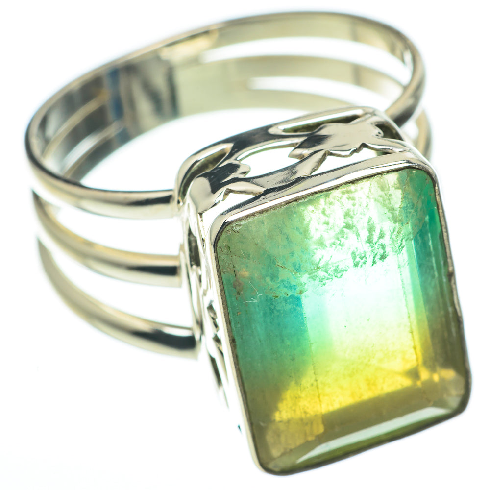 Green Fluorite Rings handcrafted by Ana Silver Co - RING60439