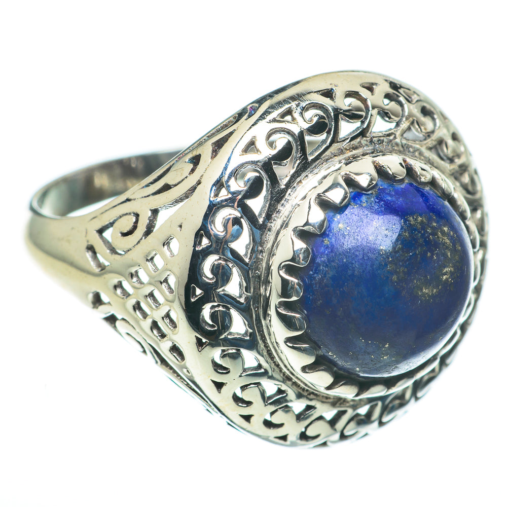 Lapis Lazuli Rings handcrafted by Ana Silver Co - RING60444