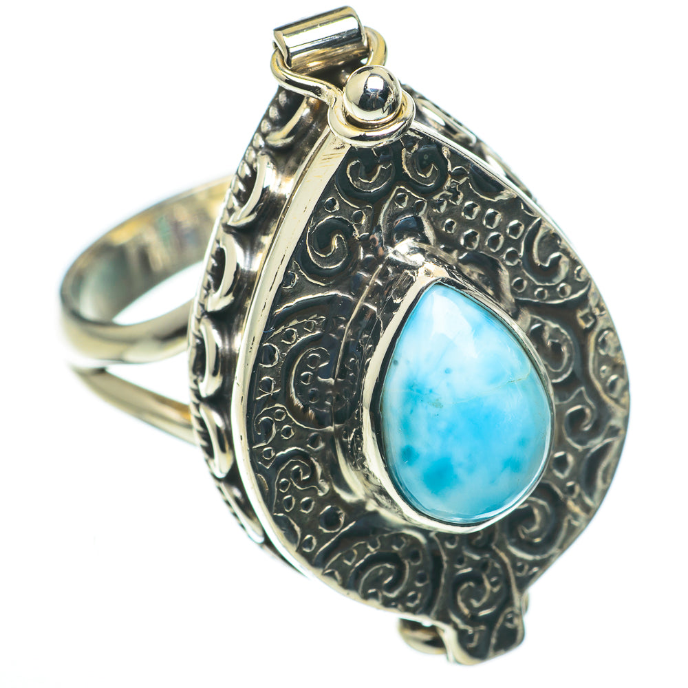 Larimar Rings handcrafted by Ana Silver Co - RING60445