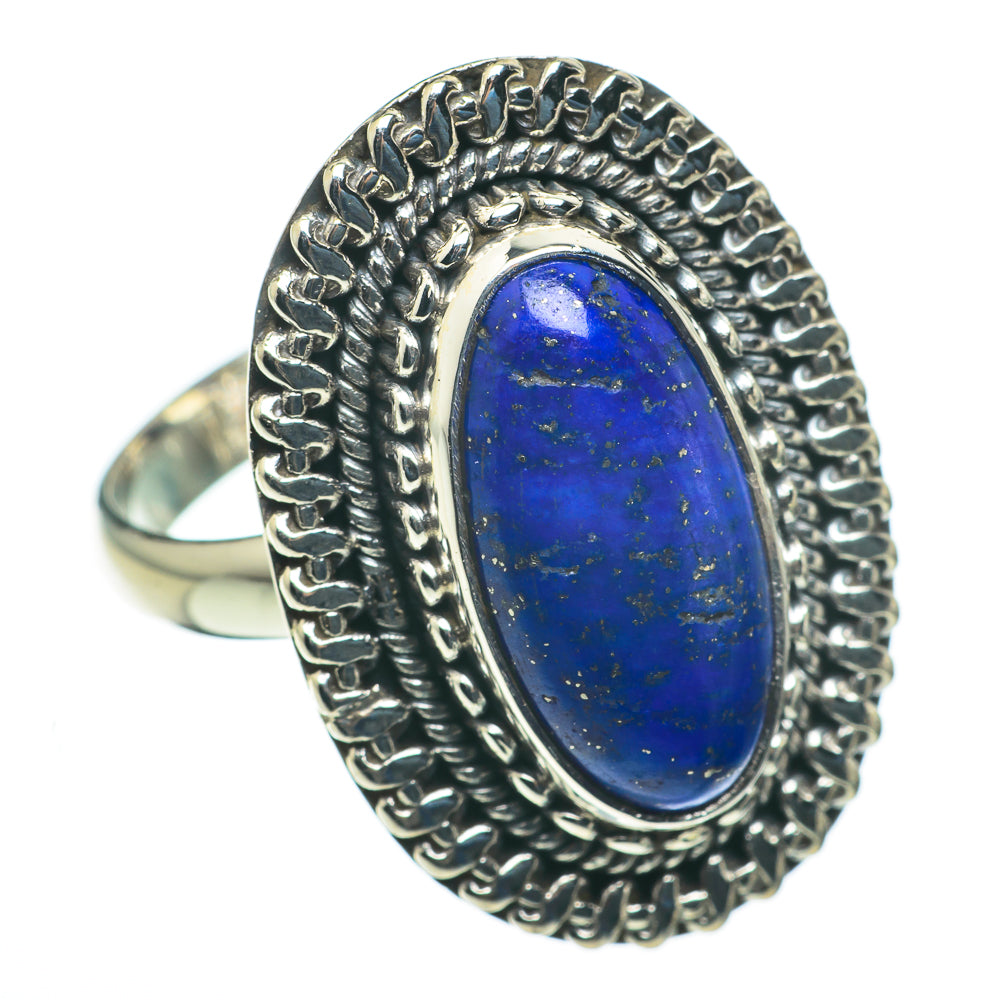 Lapis Lazuli Rings handcrafted by Ana Silver Co - RING60446