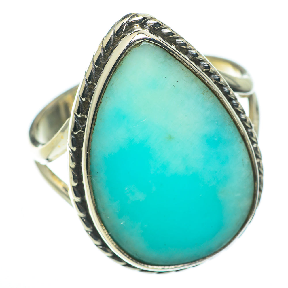 Larimar Rings handcrafted by Ana Silver Co - RING60448