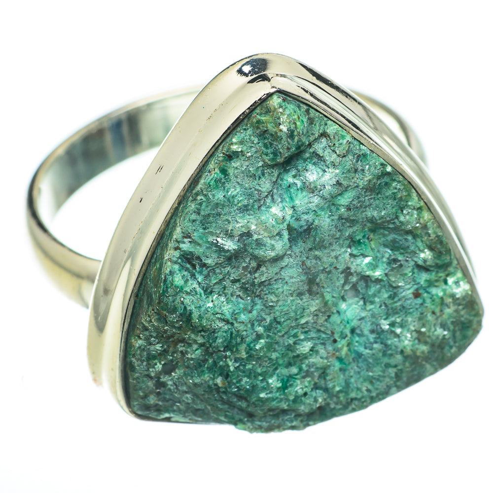 Green Fuchsite Rings handcrafted by Ana Silver Co - RING60450