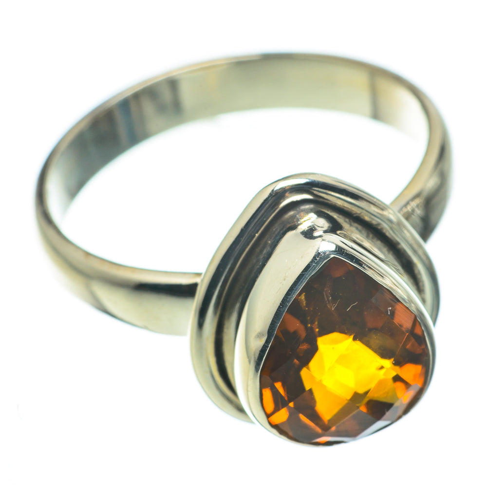 Citrine Rings handcrafted by Ana Silver Co - RING60455