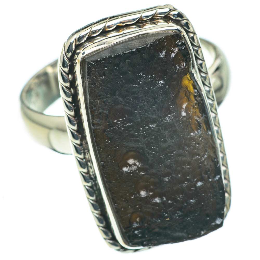 Tektite Rings handcrafted by Ana Silver Co - RING60462