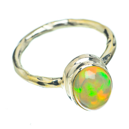Ethiopian Opal Rings handcrafted by Ana Silver Co - RING60466