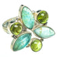 Green Fluorite Rings handcrafted by Ana Silver Co - RING60468