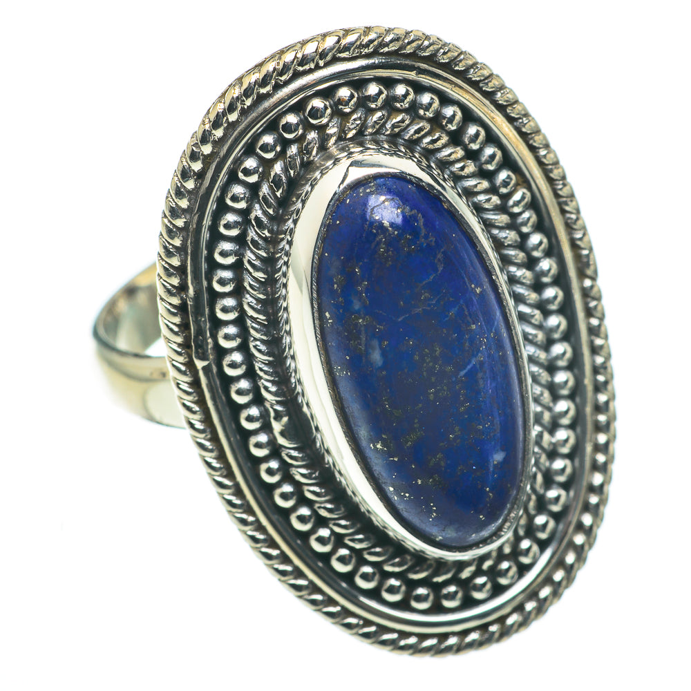 Lapis Lazuli Rings handcrafted by Ana Silver Co - RING60470