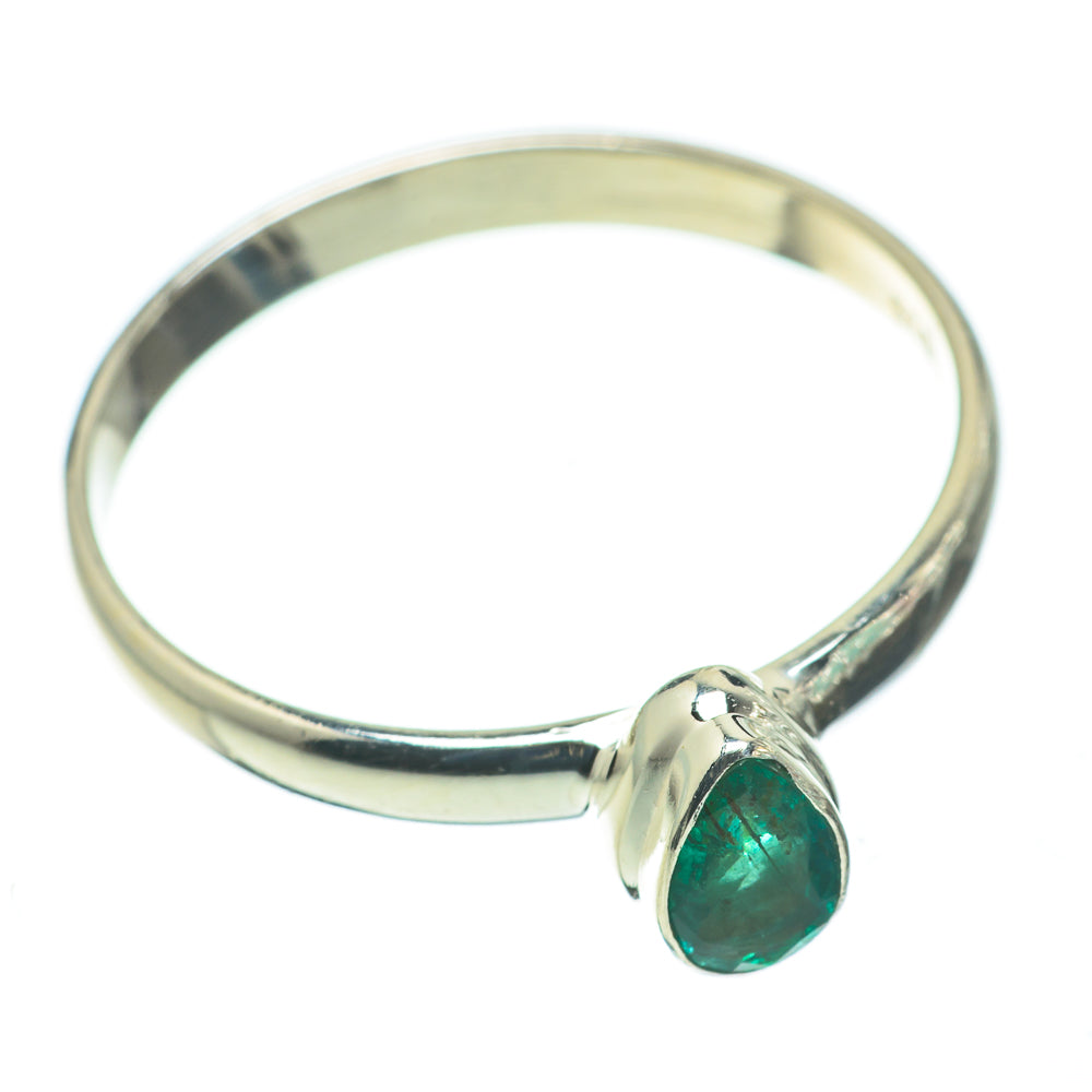 Zambian Emerald Rings handcrafted by Ana Silver Co - RING60477